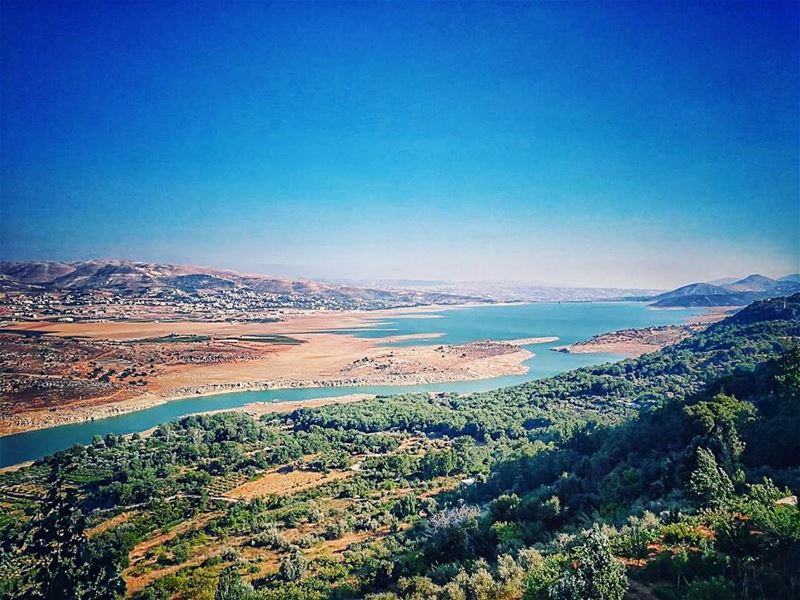 Discover ur own country 🏞 roadtrips  naturearchitecture  livelovebeqaa ... (Qaroun Lake)