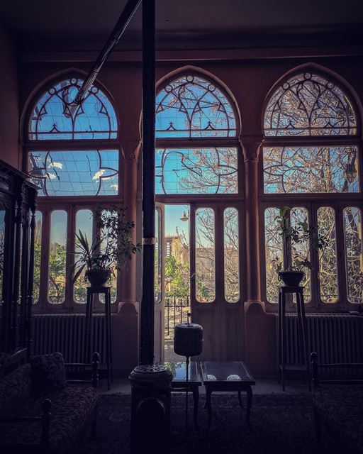 Distorted shadows scurrying on the walls, screeching echoes filling the... (Baalbeck Palmyra Hotel)