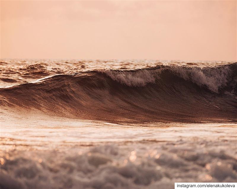 Do all that is in your power to keep the waves in your life ≈ ⠀ ocean ... (Lebanon)