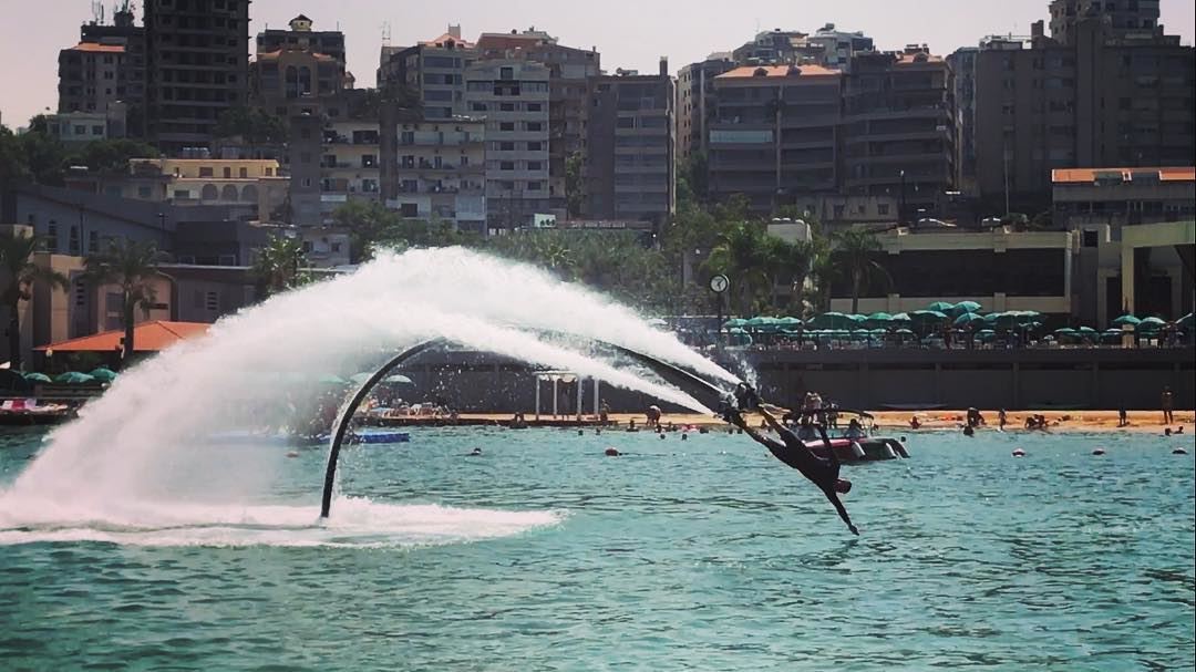 Do it with passion or not at all 😎🐬⚓️  flyboard  flyboardlebanon ... (ATCL)