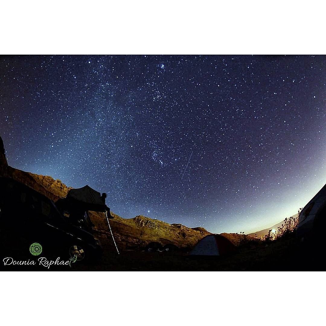 "Do not complain beneath the stars about the lack of bright spots in your... (Akoura, Mont-Liban, Lebanon)