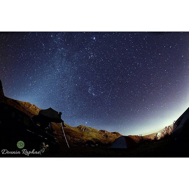 "Do not complain beneath the stars about the lack of bright spots in your... (Akoura, Mont-Liban, Lebanon)
