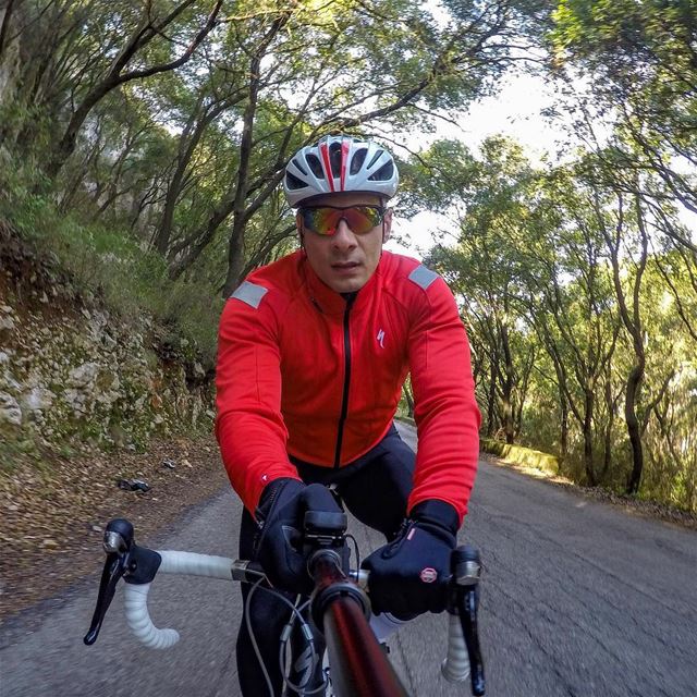 Do what makes your soul shine..🌄🚵🌳☀️ cycling  cycle  cyclist ... (Hamâte, Liban-Nord, Lebanon)
