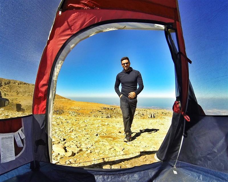 Do You Like Camping? ⛺️☀️ ExploreWithChris. BSHIL  followme  natgeo ... (Ehden, Lebanon)