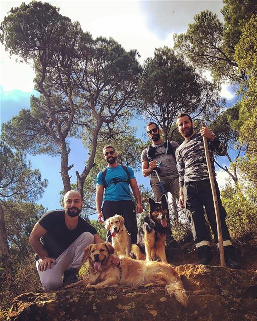  Dodger_TheDog hiking with friends ... livelovelebanon livelovebeirut... (Bkâssîne, Al Janub, Lebanon)