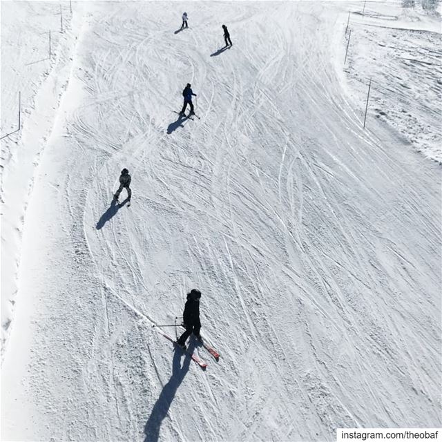 Don't follow the path, blaze the trail.... ski  skiing🎿  skiislife ... (Mzaar Ski Resort Kfardebian)