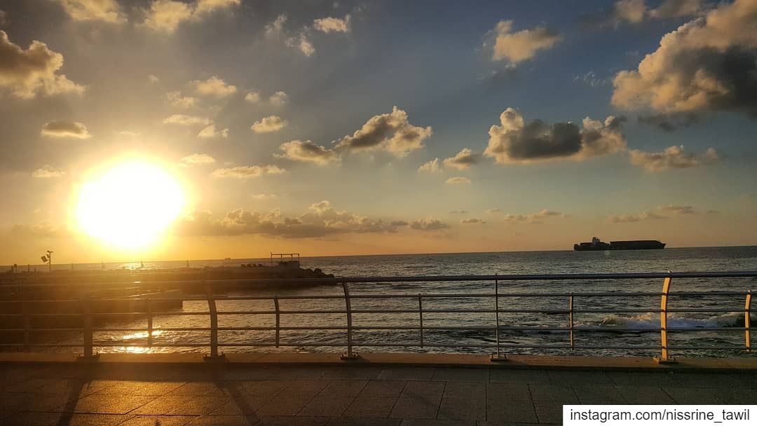 Don't forget...Beautiful sunsets need cloudy skies🌠 sunset  beirut ... (Beirut, Lebanon)