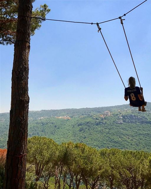 Don't forget to play 🙆🏼  Swing ... (Beit Meri, Mont-Liban, Lebanon)