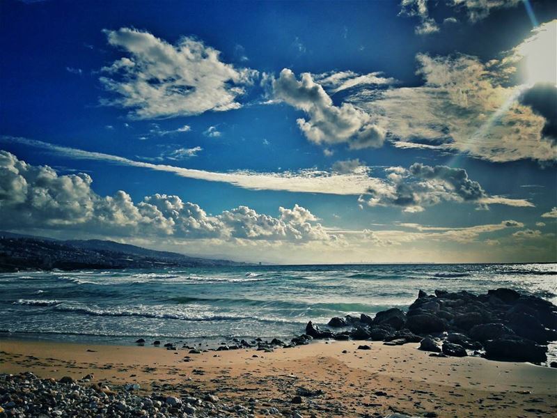 Don't hold your head so low that you  can't see the sky 💙💙💙💙💙💙💙... (Byblos, Lebanon)