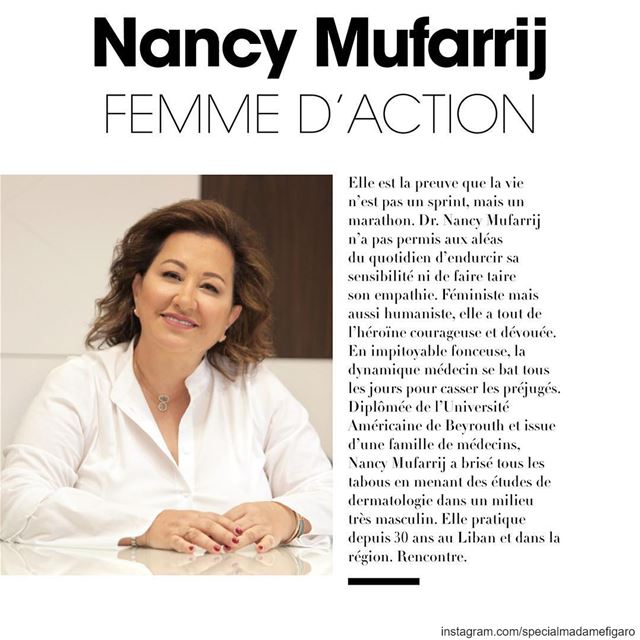 Don’t miss @drnancymufarrij interview in our March issue dedicated to ...