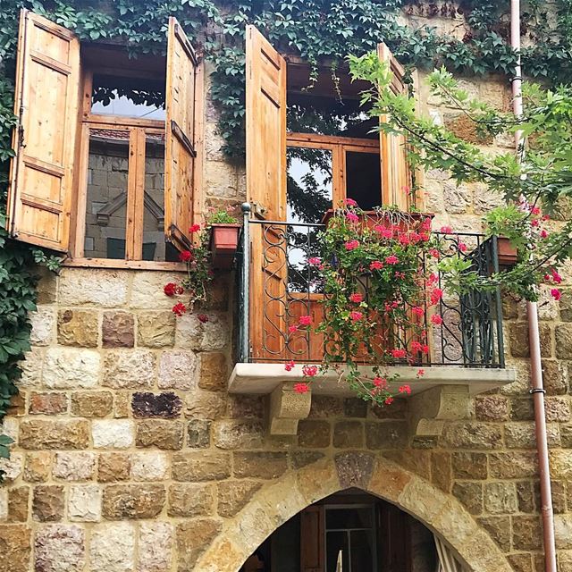 Don't miss the open windows trying to bang down locked doors 😊... (Ehden, Lebanon)