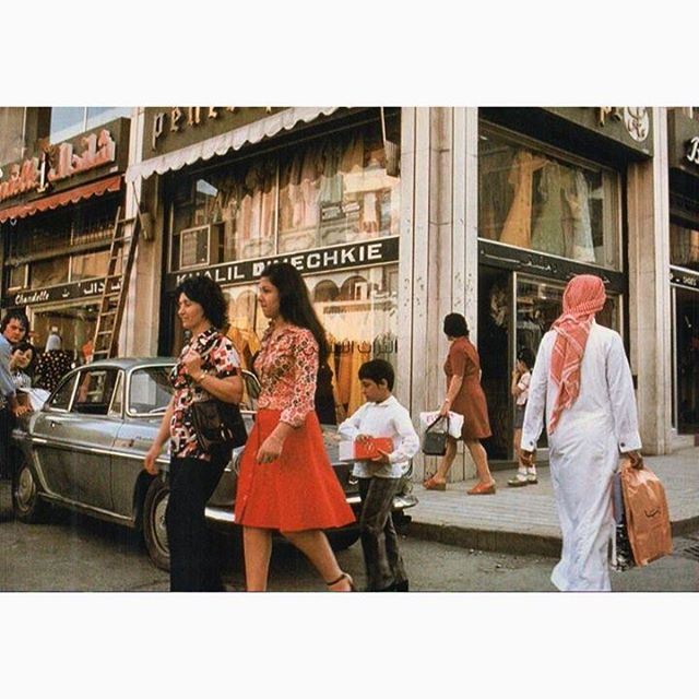 Downtown Beirut in 1972 .
