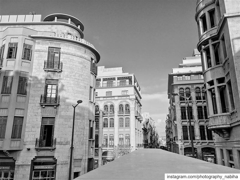 Downtown   ruins  heritage  buildings  photography  Lebanon  cityscape ... (Downtown Beirut)