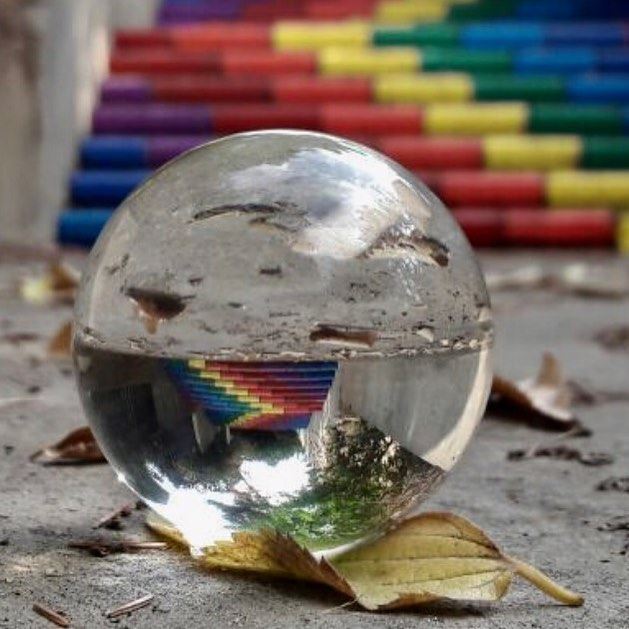 Dream in colors.....🔮•••••••• crystalball  crystalballphoto ... (Zouk Mikael)