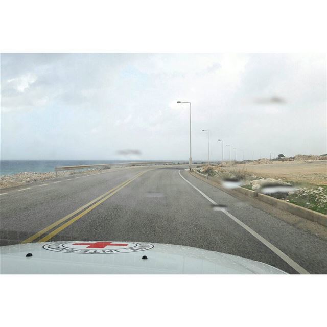 Drive-by landscape  roadtrip  coast  south  lebanon  mediterranean  sea ...