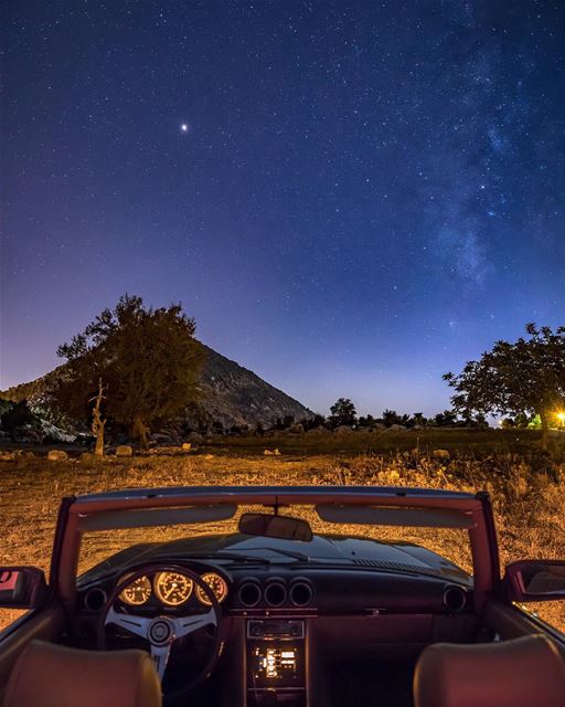 Drive-in cinema showing "The story of the Universe"...  aboutlastweekend ... (Mlîkh, Al Janub, Lebanon)