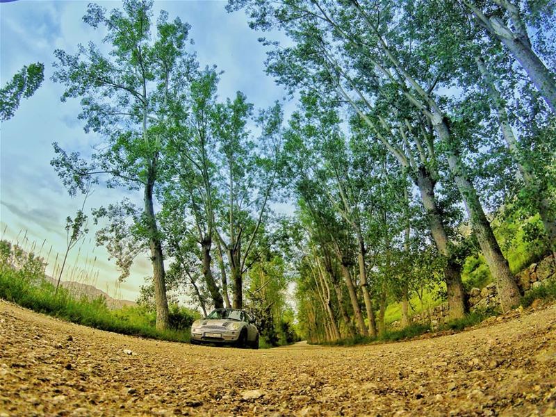 "Driving away from the wreck of the day...and it's finally quiet in my... (El Laklouk, Mont-Liban, Lebanon)