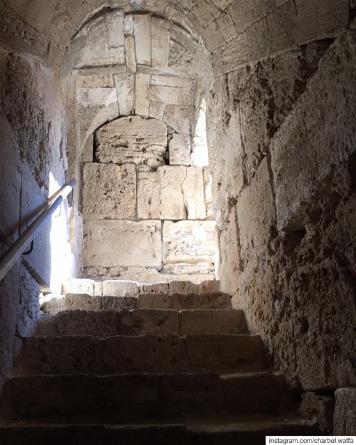 Drowning shadows...  travel  planet  instatravel  traveling  travelling ... (Byblos Castle)