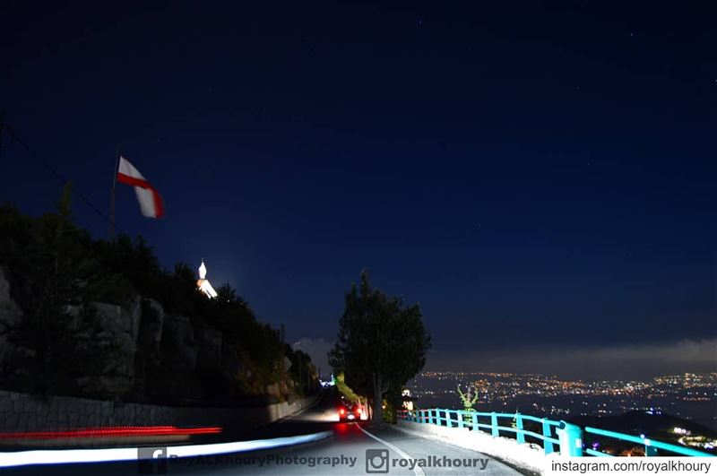 Ehden never sleep! LiveLoveEhden  RoyALKhouryPhotography  Lebanon  Night... (Ehden, Lebanon)