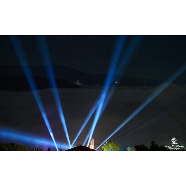  ehden  night  lighting  summernight  liveloveehden... (Ehden, Lebanon)