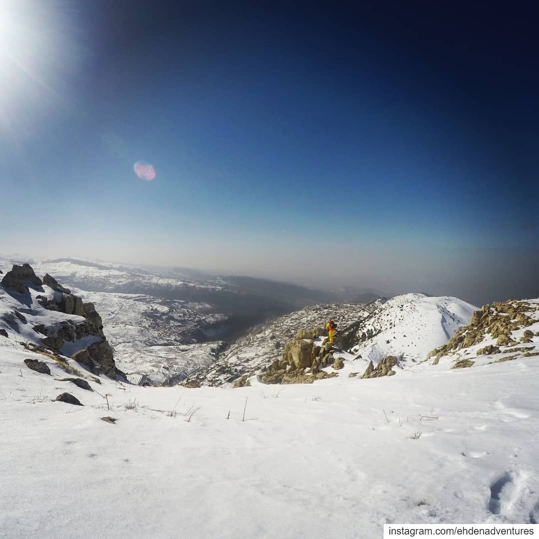  ehden  snow  salib  cross  landscape  lebanon  dog  travel ... (Ehden, Lebanon)