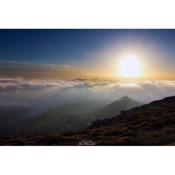  ehden  sunset  fog  clouds  sky  color  beautifullebanon  livelovelebanon...