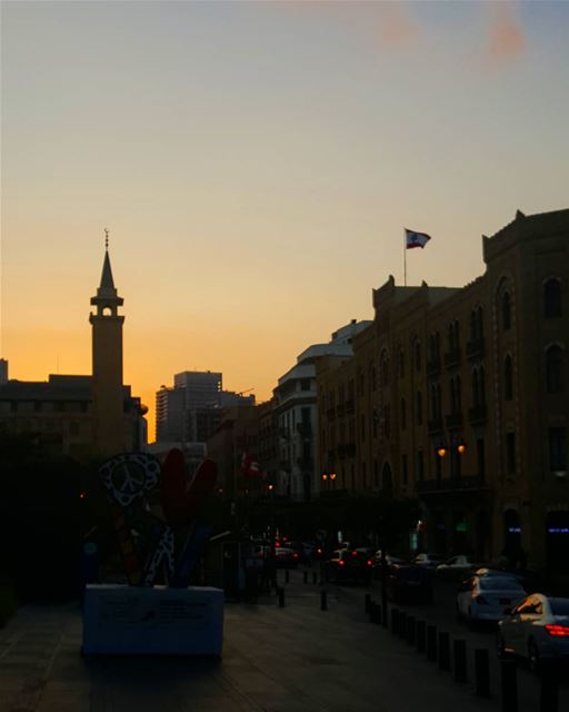 Eid Mubarak to everyone celebrating ............ Lebanon ... (Downtown Beirut)