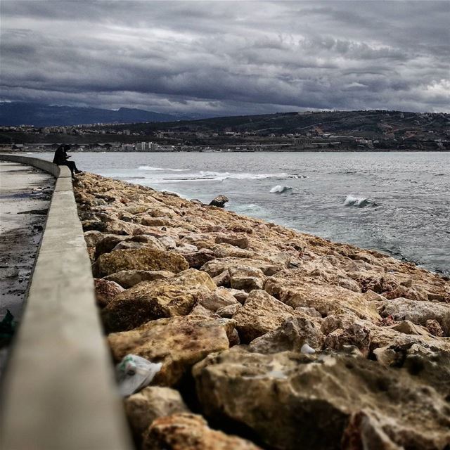 El mar -  ichalhoub in  Tripoli north  Lebanon shooting  mobilephotography...