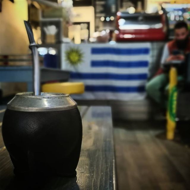 El mate Uruguayo -  ichalhoub in  Tripoli north  Lebanon shooting with a...