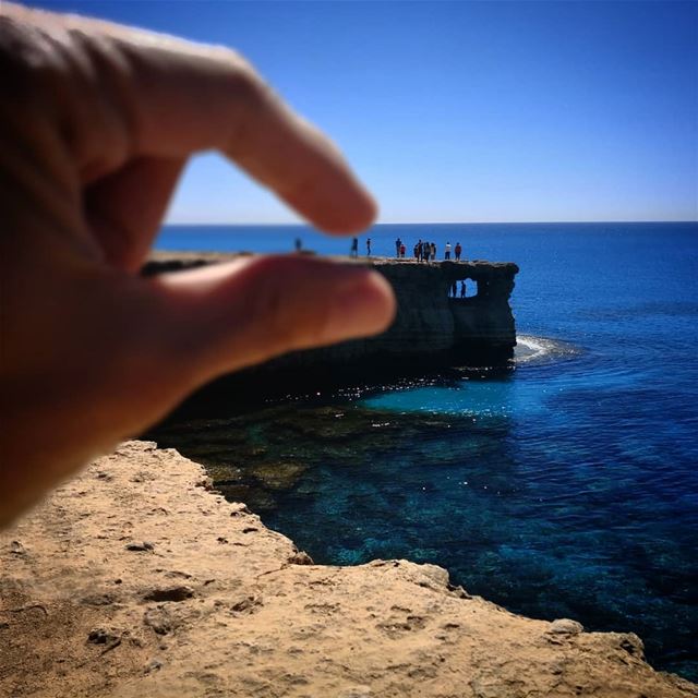 El mundo azul -  ichalhoub in  Cyprus shooting with a mobile phone....... (Cape Gkreko, Agia Napa, Cyprus)