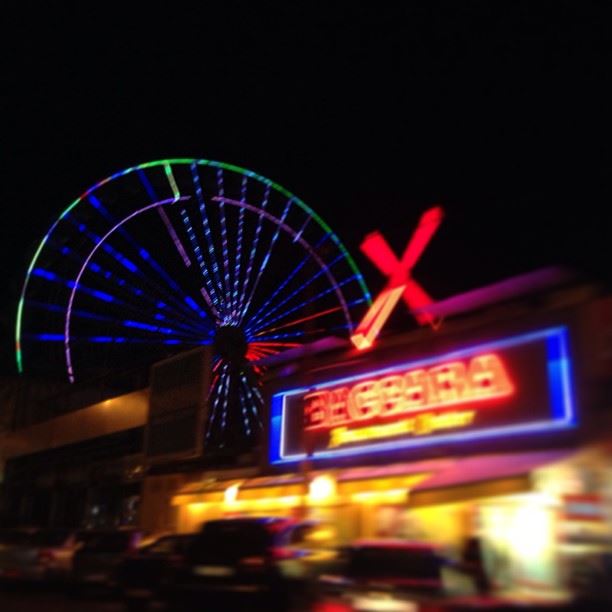 Electric  beirut  electric  lights  night  amusementpark  lebanon ...