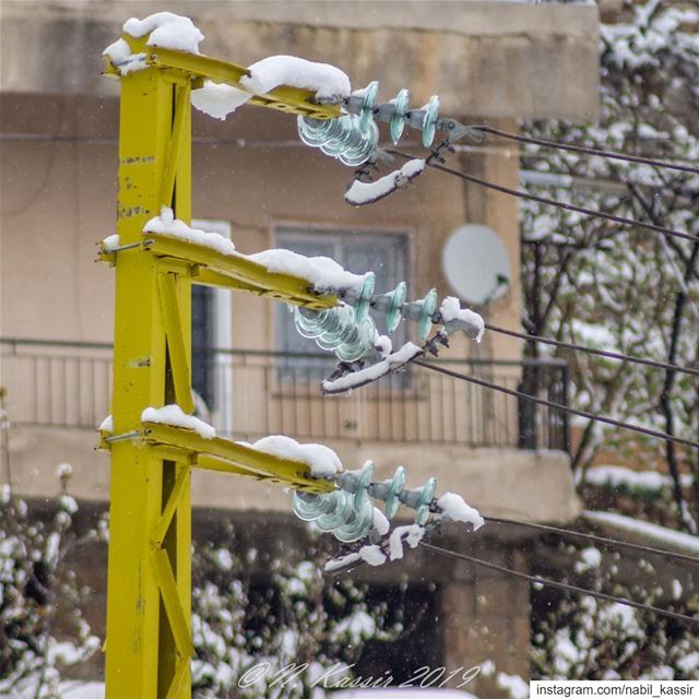  electric  poles  snow  cables    Lebanon  ig_great_shots_me  bd_shotz ... (Baskinta, Lebanon)