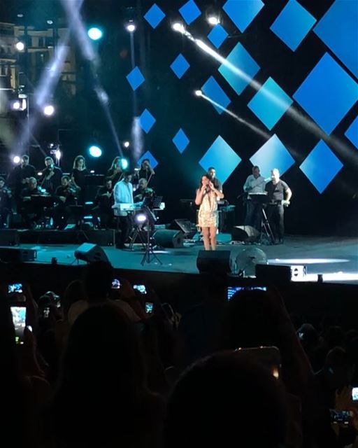 Elissa in @beirutholidays 2018, what a memorable night full of emotions!... (Beirut Waterfront)