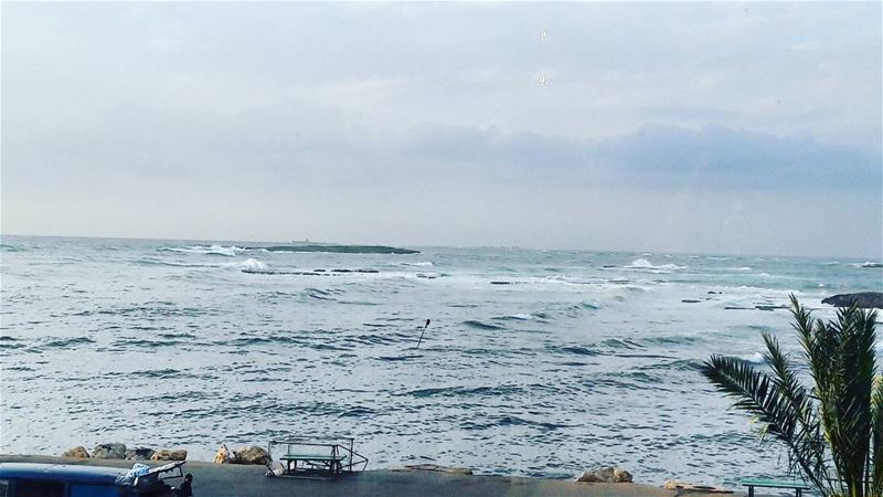 🌊🌊🌊  ElMina  Abdelwahhab_Island  Island  Waves   Tripoli  TripoliLB ... (El-Mina, Tripoli)