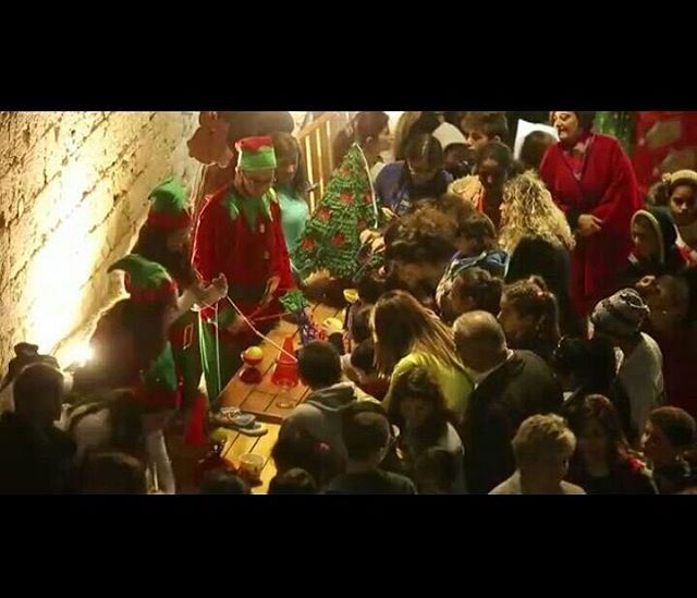 Elves Preparing Food in the Batroun Christmas Village 2016 (Old Souk Batrun)