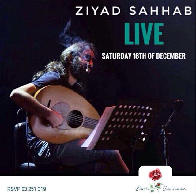 Em's Presents "ZIYAD SAHHAB LIVE" @ziyadsahhab will be performing live @ems (Em's cuisine)