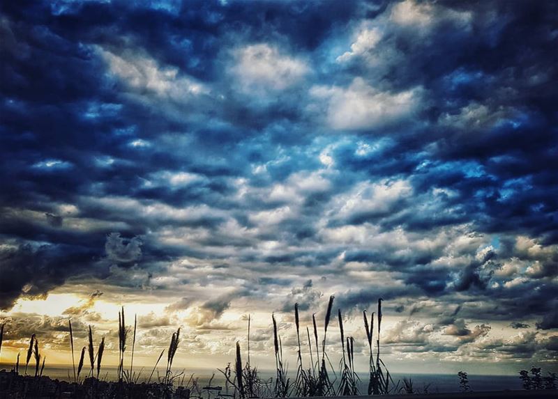 Emotional  sunset🍃  autumnsky ........ todayssunset Lebanon ... (Zouk Mosbeh)