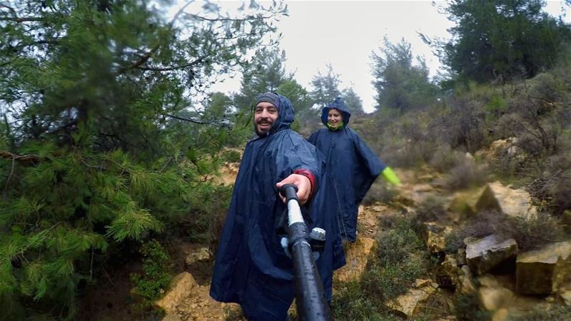 Ending the year in style 🚶Dancing under the rain ☔💙Happy New Year from... (My Adventures Lebanon)