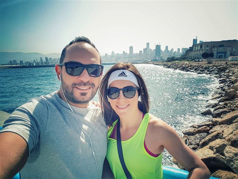  endoftheweek ✔ livelovesports  couplegoals  morningsun ... (Beirut Central District)