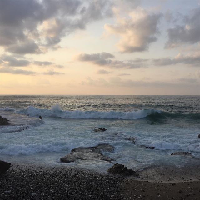 Enhance your inner peace by contemplating nature ❤️  nature  sunset ... (Manara Beirut)