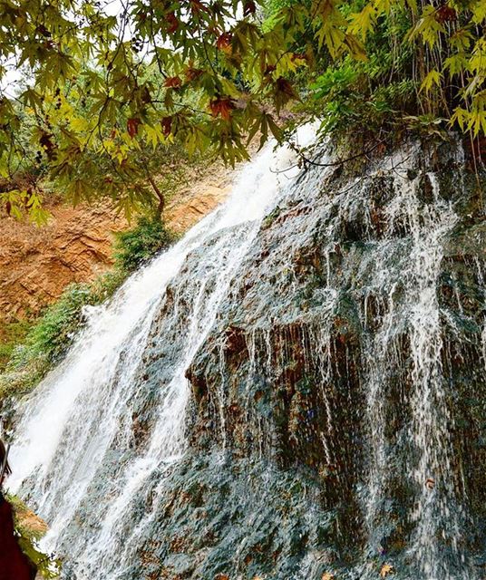 Enjoy the beauty of nature❤❤ waterfall  naturephotography  naturelover ... (Ouyoun El Samak)