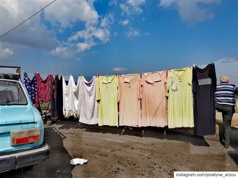 Enjoy the view 🍃...  weekend  view  friday  mood  laundry  laundryday... (South Governorate)