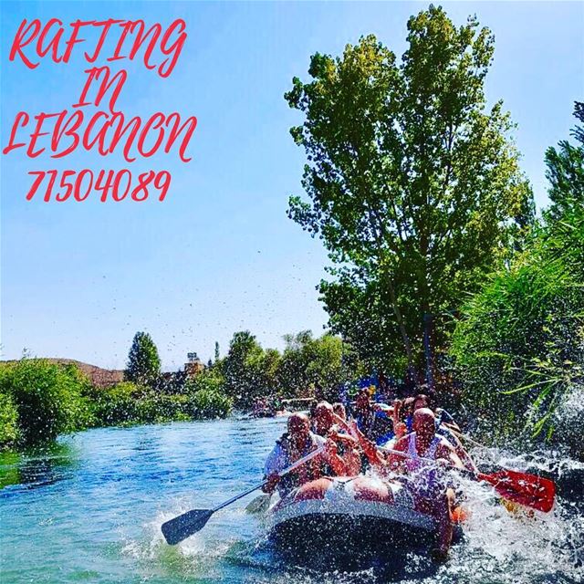 Enjoy your holiday with us at Al Assi- river .  30% discount on rafting... (Hermel Assi River)