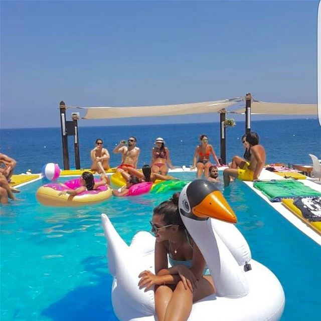 Enjoy your summer @tahetelrih with your   floatingraft  Whatsapp: +961 78... (Ta7t El Ri7 - Anfeh)