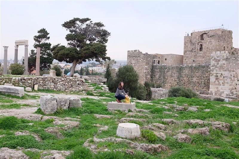 Enjoy your sunday! • . jbeil  liban  trees  nature  myfavtourlina ... (Byblos, Lebanon)