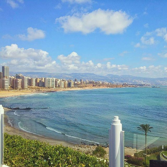 Enjoying the afternoon 💙💚 (Rouche Rock - Beirut Lebanon)