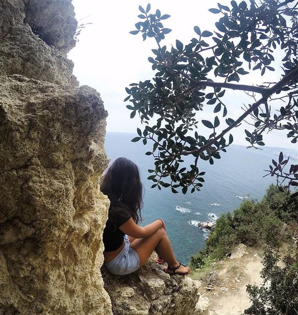 Enjoying the  view  beachlovers  amazingview  northlebanon  livelovechekka...