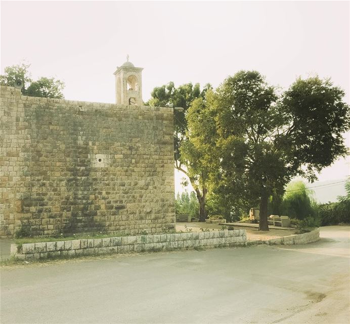 Ethereal  village  church  villagelife  rural_love  tree  ethereal_moods ... (Lebanon)