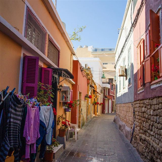 Even laundry looks cool here.  Tyre  Sour  Lebanon  livelovetyre ... (Tyre, Lebanon)