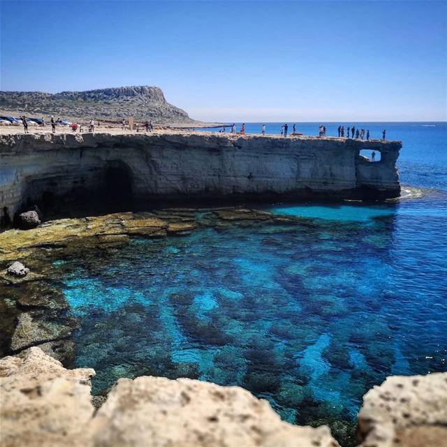 Ever been in water like this? -  ichalhoub in  Cyprus shooting with a... (Cape Gkreko, Agia Napa, Cyprus)